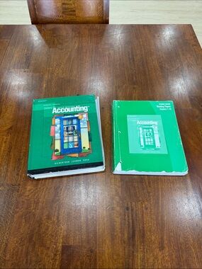 Accounting Textbook and Workbook Set 2000s